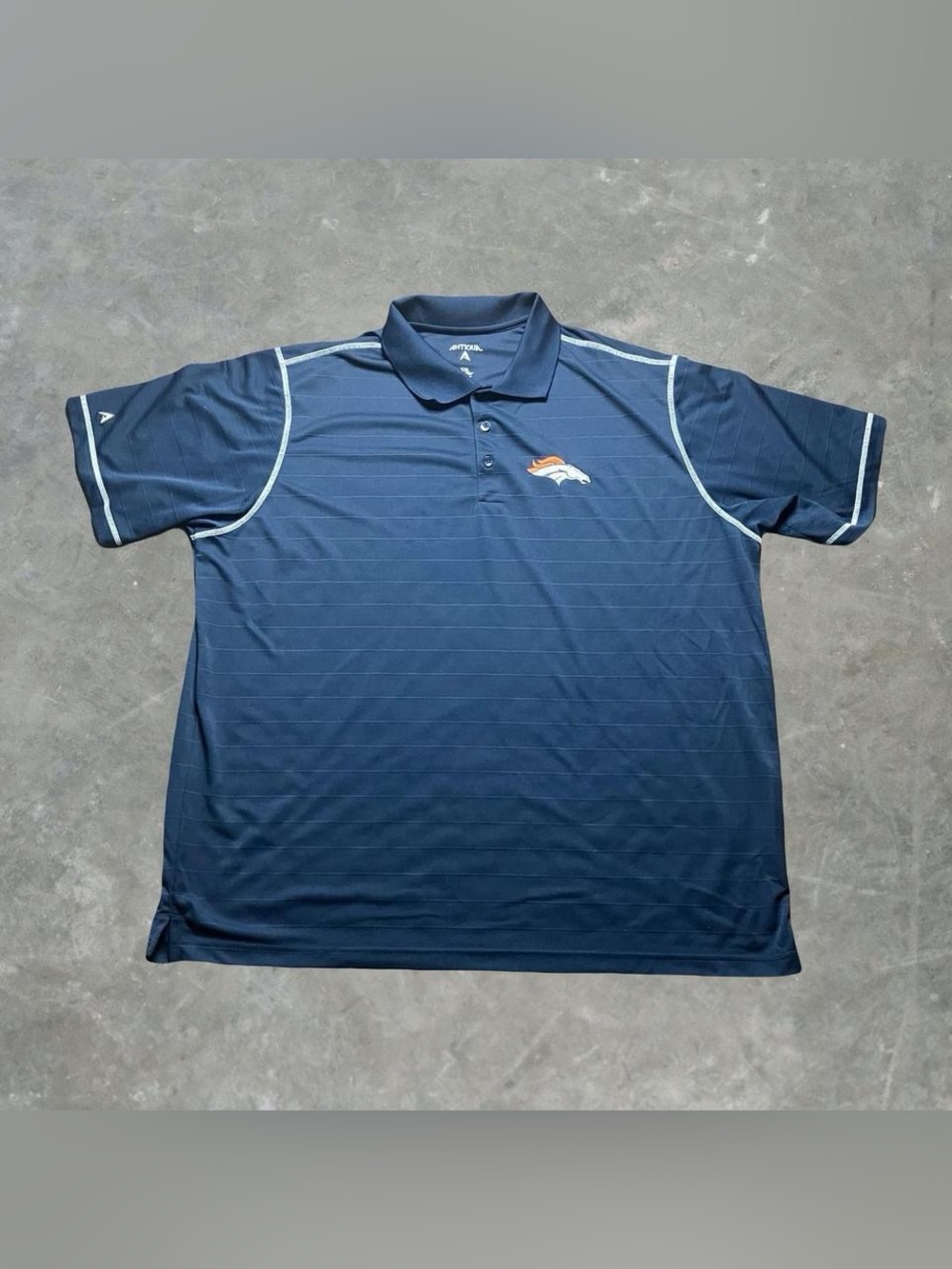 Antigua Denver Broncos Polo Shirt Mens Size XXL NFL Football